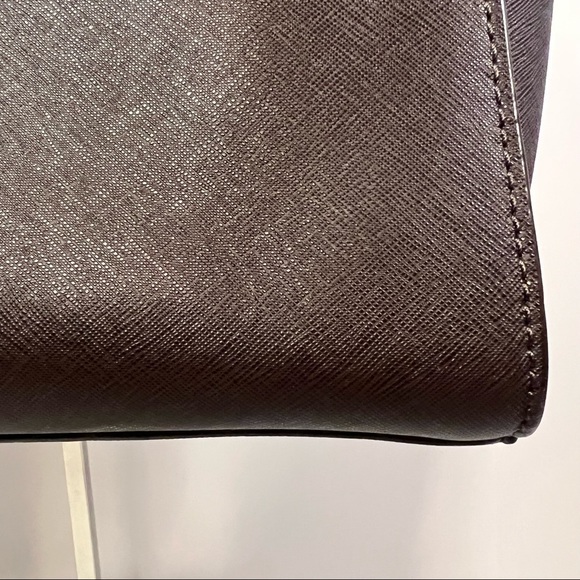 Michael Kors Selma Large Satchel Zip Top in Brown - Picture 11 of 16
